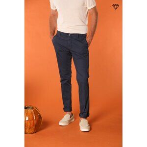 NWT Masons Italy Mens Size 40 40x36 Navy Blue Stretch Jersey Chino Pants NEW